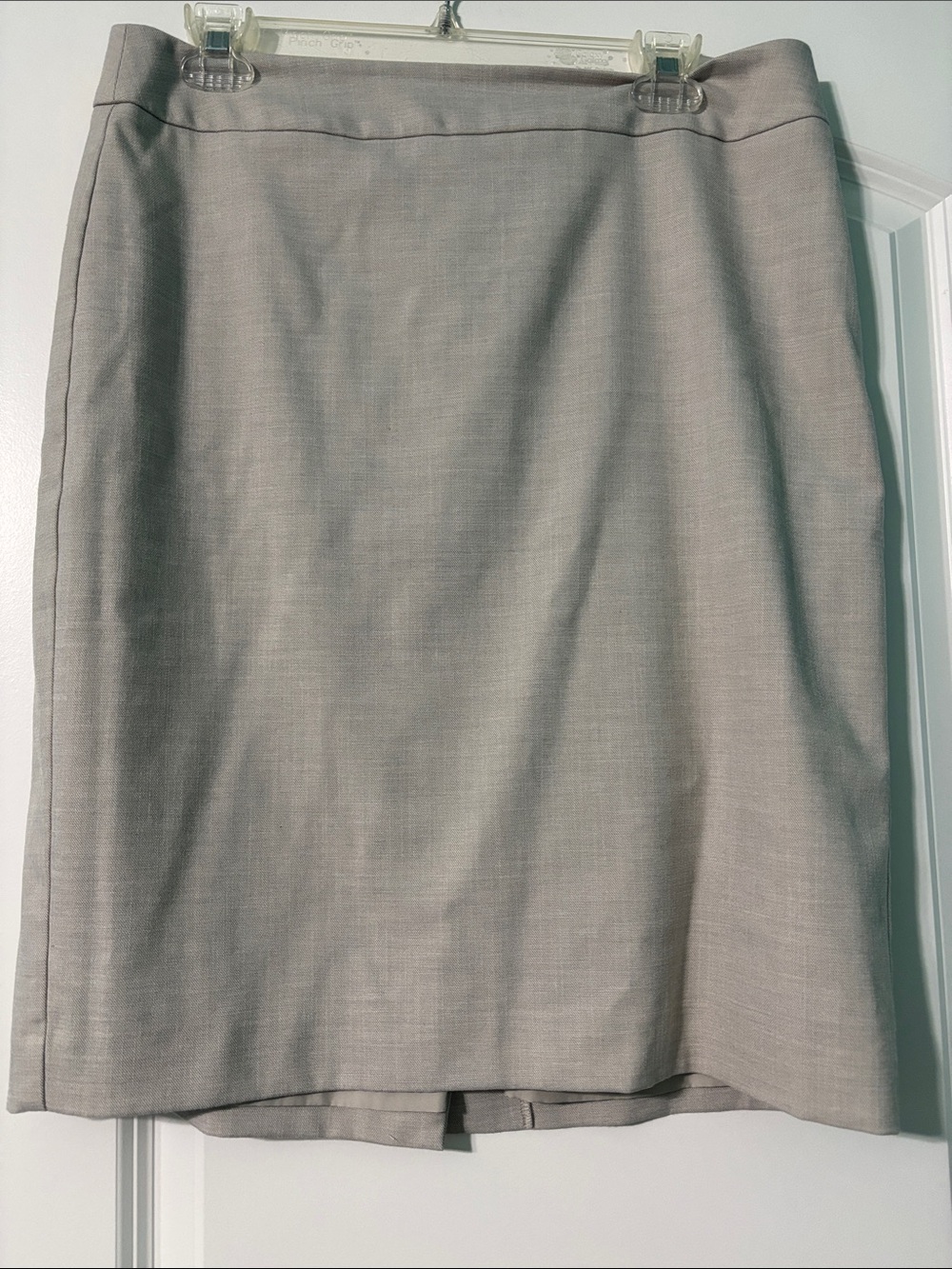 Ann Taylor Factory Tan Tailored Lined Pencil Skirt